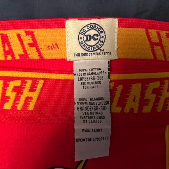 Spiderman Men's Briefs - Red and Yellow - Picture 2 of 2